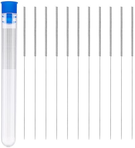 3D Printer Nozzle Cleaning Kit, 20 PCS 3D Printer Nozzle Cleaning Needles, Universal 0.4mm Stainless Steel Printing Needles Cleaner