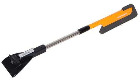 TOPBATHY Einziehbarer Eiskratzer für Autofenster Multifunktionaler Schneeschaber mit Stabilem Abs und Aluminiumlegierung Ausziehbar für Winterautos zur Schnee und Eisentfernung