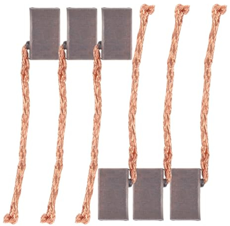 Operitacx 6 Piezas Escobillas De Carbón Para Motores Eléctricos De Ventanas Y Limpiaparabrisas Coche Repuesto Durable Con Alambre Fijo Para Reparación Automotriz