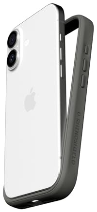 RhinoShield Handyhülle kompatibel für [iPhone 17] | Mod NX - Modulares Case ohne Backplate, Schlankes Design, Stoßfest mit militärischem Fallteststandard - Graphite