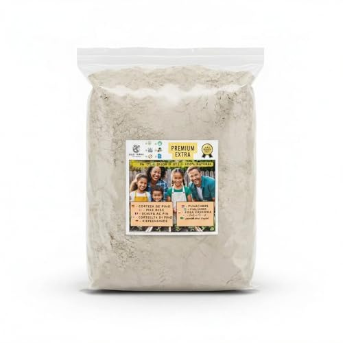 Tierra de Diatomeas Micronizada OLD TERRA NATURAL 1 kg – Mineral en Polvo para Jardinería, Huerto, Macetas y Preparación de Sustratos – Formato Resellable