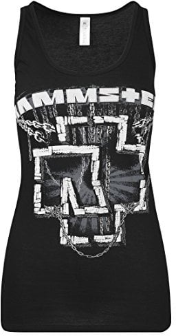 Rammstein Damen Rs007-ladies Rammstein in Ketten Tanktop Tanktop (1er Pack)