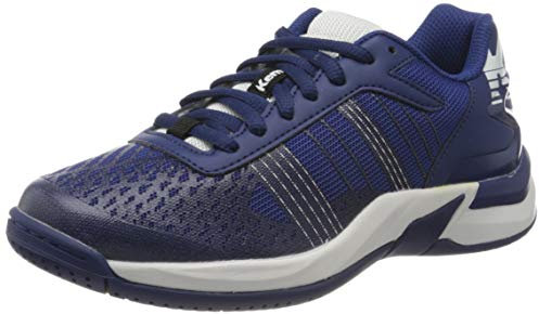 Kempa Unisex-Kinder Attack Contender JUNIOR Handballschuhe, Blau (Bleu Nuit/Blanc 06)
