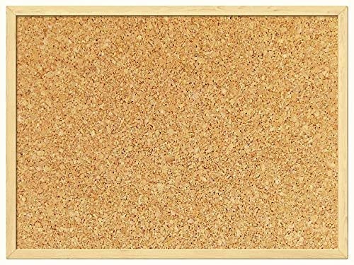 KAV - Pin Office Noticeboard Notice Cork Wooden Frame Perfect for Office, School, Bedroom & Home (600 x 900)