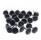 Nikou Reifenstopfen Patch, Gummi Reifen Reparatur Stopfen 6 mm Pilz mit integriertem Stopfen, Tubeless Reifen Puncture Repair Stecker-Flecken Set mit 24 Stück für Auto Motorrad Fahrrad