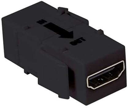 Logilink Keystone Coupler HDMI with Repeater Black, NK0033