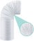 AGPTEK Tuyau d'évacuation Universel pour Climatiseur, Tuyau Climatiseur Mobile avec Diamètre de 15CM, Tubes de Climatiseur Flexible en PP, Kit Pour Climatiseur Mobile, Porté Ajustable 28-150CM