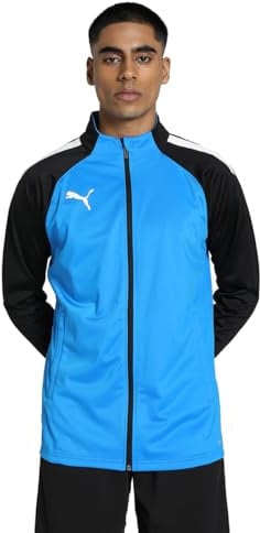 PUMA mens Sweater, Electric Blue Lemonade-puma Black, 3XL