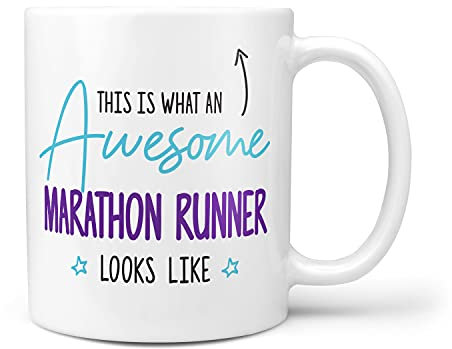 TeHe Gifts This is What an Awesome Marathon Runner Looks Like Gift Idea Birthday 10oz Ceramic Mug