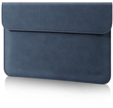Allinside Custodia per Laptop da 13-13,3 Pollici per MacBook Air 13 2010-2020 (A1932 A2179 A2337 M1 A1369 A1466) / MacBook Pro 13 2012-2020 / Pro 13 CD-ROM, Pelle Sintetica, Marina Militare