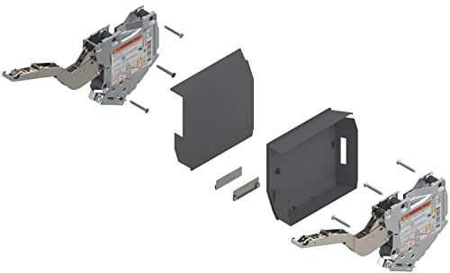 Blum Aventos HK S Tip-On Klappscharnier Liftbeschlag Hochschwenkbeschlag Kraftspeicher Set 400-1000 tiefgrau