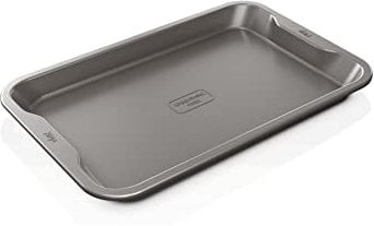 Ninja B30013 Foodi NeverStick Premium 9 inch x 13 inch Baking Sheet, Nonstick, Oven Safe up to 500⁰F, Dishwasher Safe, Grey