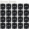 20 Pack Plant Root Growing Box with 80 Pcs Secure Locks Reusable High-Pressure Propagation Root Ball Rooting Ball Grafting Tools for Trees Flowers