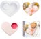 HyzaPhix Herz Teelichthalter Silikonform Kerzenhalter Resin Gießform Kerzenständer Epoxidharz Formen Teelichtständer Silikon Gussformen Tealights Candle Holder Silicone Molds für DIY Dekoration