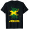 Jamaica Retro Vintage Watercolors Sport Jamaican Flag T-Shirt