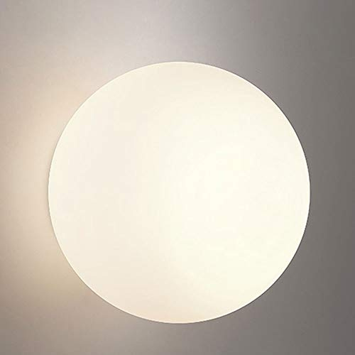 LGDEERCO Moderne Appliques Murales Circulaire en Verre Plafonnier Boule De Verre Applique Murale pour Restaurant Salon Chevet Escaliers Porche Balcon Chambre Allée