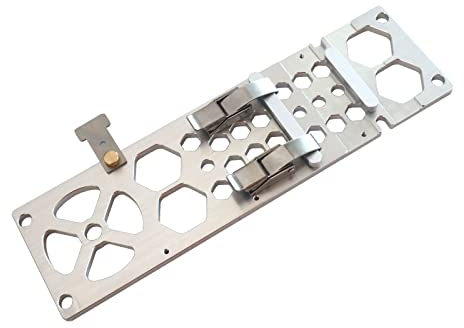 340mm Track Saw Square, Silver Right Angle Circular Saw Guide Rail Angle Stop Compatible with Festool and Makita Guide Rail