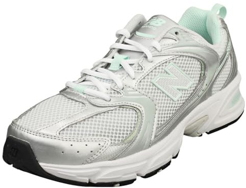 New Balance Sneaker da Donna 530, Bianco Menta Bianco, 44.5 EU