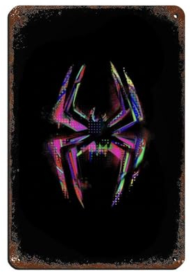 OakiTa Metro Boomin Poster Spider Man Across The Spider Verse Album Poster 2 Blechschilder Vintage Metall Pub Club Cafe Bar Home Wandkunst Dekoration Poster Retro 20 x 30 cm
