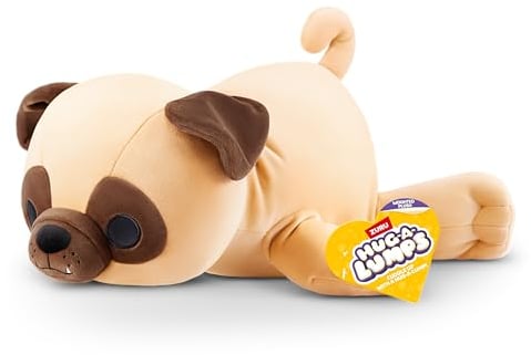 Hug-A-Lumps Pug (Olly), Kuscheliges weiches beruhigendes Plüschspielzeug, Gewichtsplüschspielzeug 1,5 kg (35 cm), (Pug)