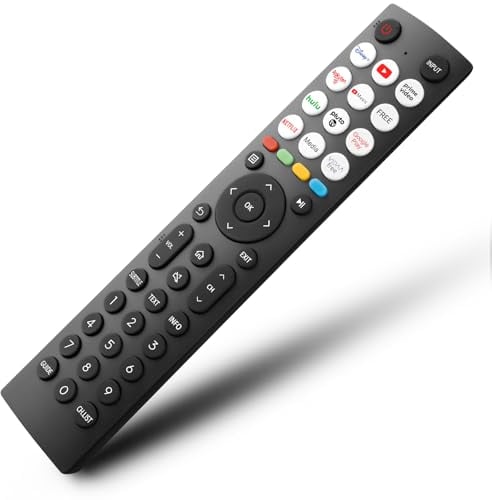 Telecomando Sostitutivo per Smart TV-Hisense-universale - EN2Q36H Compatibile con tutti gli Smart TV Hisense TV VIDAA 4K HDTV FHD QLED LCD LED