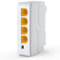 Extender PoE Gigabit a 4 Porte con 1 Ingresso PoE e 3 Uscite PoE, Supporto Ripetitore PoE a 4 Canali IEEE802.3af/at con 1000Mbps, Estensione di 100m (328ft), Ripetitore Power over Ethernet, VLAN