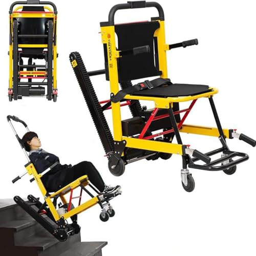 WOLWES Faltbarer Rollator Treppensteiger, Aluminiumlegierung, Weiß, Leichter und faltbarer Alltagsrollator