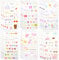 18 Sheets Happy Birthday Stickers for Kids, Various Styles Stickable Teen Cute Birthday Party Stickers Cartoon Happy Birthday Stickers for Gifts Notepad Water Bottle Laptop