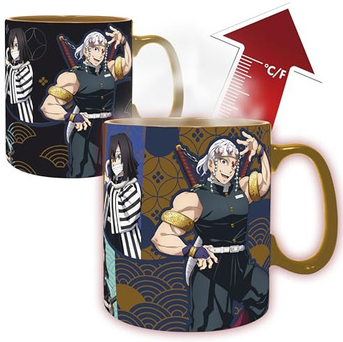 ABYSTYLE Demon Slayer Hashira Keramiktasse mit Wärmewechsel, für Kaffee und Tee, 460 ml