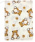 Sacchetto per il cambio asilo nido in 100% Cotone 34x44 cm sacco porta indumenti bavaglini (Orsetto Peluche, Sacchetto)