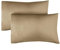 Kissenbezug 50x80 cm Beige 2 Pack - Weiche Kopfkissenbezüge aus Mikrofaser - Kissenhüllen atmungsaktiv, pflegeleicht & knitterfrei - Maschinenwaschbar mit Hotelverschluss - Oeko-Tex Zertifiziert