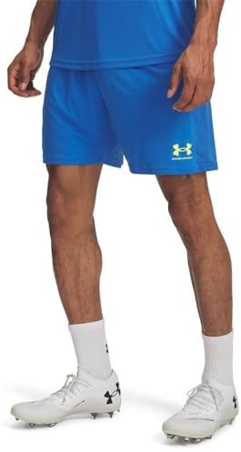 Under Armour Herren Ua M Challenger Train Shorts, Blue Atlantis/High Vis Yellow, M EU
