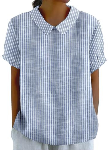 Angebote des Tages Heute Damen, Black Week Angebote, Tshirt Damen Weiss Baumwolle Tschirt Weiss T Shirt Damen Blau Baumwolle Tshirt Damen Shirts Damen Kurzarm T-Shirt Damen