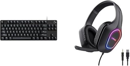 Logitech G413 TKL SE & Trust Gaming GXT 419 Rayne Casque