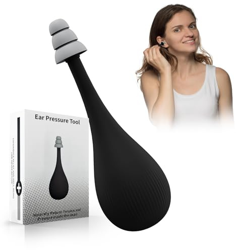 Ear Pressure Relief Device, Ear Pressure Tool, Migraine Ear Pressure Relief Device Naturelly Reduce Tension and Pressure Inside The Head