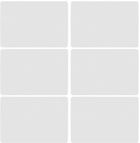 ULTECHNOVO 6pcs Refrigerator Shelf Liners Kitchen Drawer Cabinet Mats Easy to Clean Flexible Table Protector for Organizing Home Spaces and Outdoor Picnics