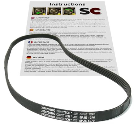 SC Solocorreas - Cinghia per lavatrice 5PJE 1270