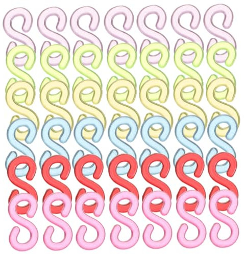 DIYEAH 1000pcs Rubber Band Bracelet Kit Loom Accessory Including Bracelet Hooks and Clasps for Handcrafts Supply and Diy Making Accessories