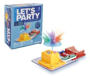 Miniland – Electrofun: Let’s Party – Elektronikspiel für Kinder, Bauen Sie Ihre eigene Disco-Lampe und Lernen Sie spielerisch Wissenschaft, ab 8 Jahren