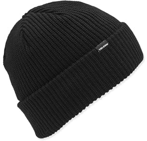 Volcom Herren Sweep Fleece Lined Knit Winter Hat with Roll Over Fit Beanie-Mütze