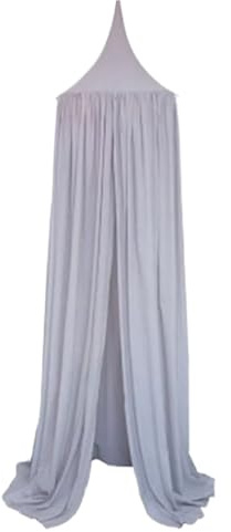 MWAHJU Moskitonetz for aufgehängte Kuppelbettwäsche, Mädchen, Prinzessin, Volant, Spielhaus, Zelt for Kinder, Baldachin, Bett, Vorhang, Hängezelt, Dekoration FüR Familien Reisen(Grey)