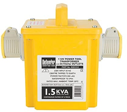 Defender 1.5kVA Transformer 16A 110V 16A (E201512)