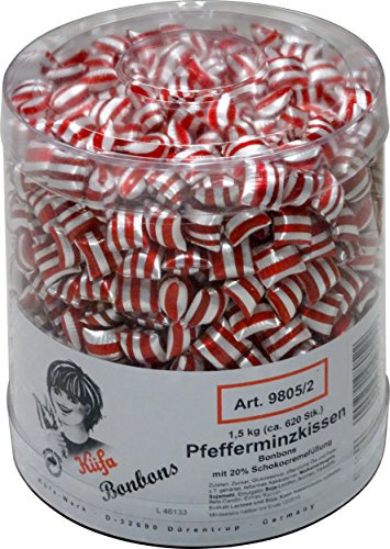 1,5kg Box Küfa Pfefferminzkissen mit Cremefüllung 1500g