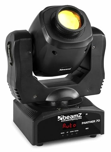 BeamZ Panther 70 LED Spot Moving Head mit Gobos und Farben, DMX und Fernsteuerung