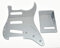 Dopro Strat SSS Schlagbrett ST Rückplatte Trem Abdeckung für USA/Mexican Fender Strat Silver Mirror