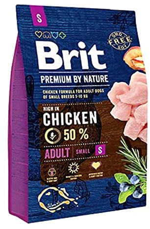 BRIT Premium von Natur aus Adult S Chicken 3 kg