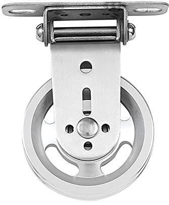 88mm Seilrolle mit Installieren Schrauben für Wand, Decke, Boden,Block Umlenkrollen für Seile DIY Gym Fitnessgeräte Kabelmaschine Drahtseilrolle