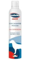 Inodorina Trockenshampoo für Hunde, Katzen und Welpen (300 ml, Chlorhexidin) - Mousse mit lindernder und reinigender Wirkung - Respektiert den natürlichen pH-Wert, ideal für häufiges Waschen