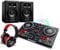DJ Controller Bundle - Numark Party Mix MKII DJ Set with DJ Mixer and Audio Interface, M-Audio BX3 3.5 Studio Monitor Speakers and DJ Headphones