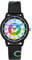 KDM Montre Enfant Fille Etanche Montres Bracelet Filles Enfants Design Sport Étanche Mignonne Dessin Montres Quartz Cuir Time Teacher Mode Cadeau Montres Elégantes pour Les Enfants Garçons Noir
